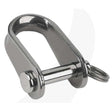 Schaefer D Shackle, 1/4"(6mm) Pin SCH93-21