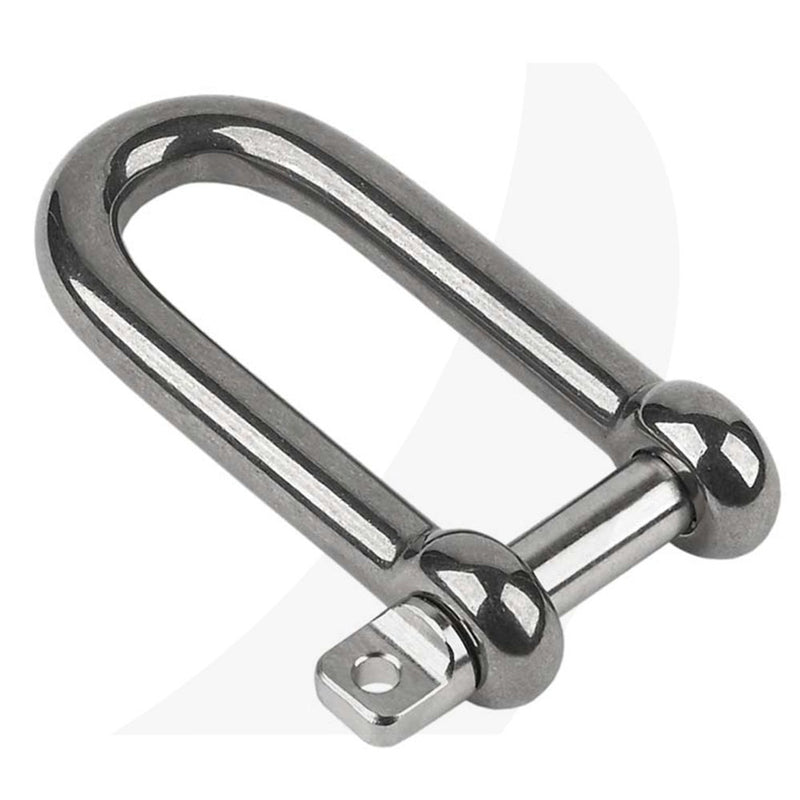 Schaefer Long D Shackle, 5/16"(8mm) Pin