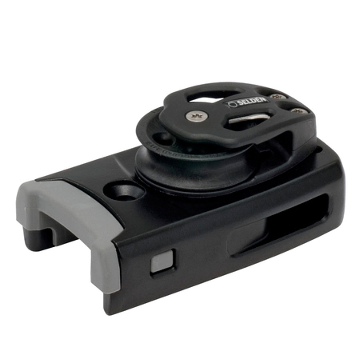 Sel Rckl End Selden End Control with Single Sheave for 42mm Track – Vela Sailing Supply