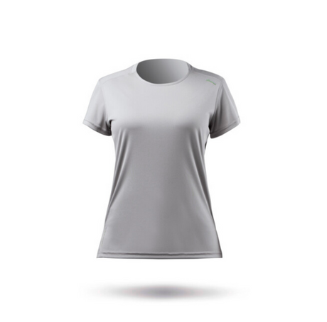Zhik Womens UVActive Short Sleeve Top - Grey