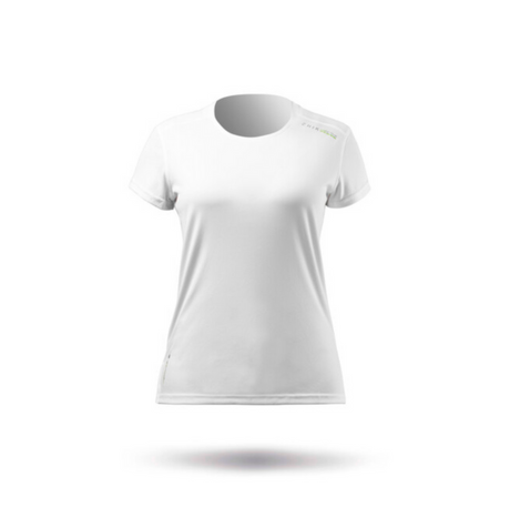 Zhik Womens UVActive Short Sleeve Top - White