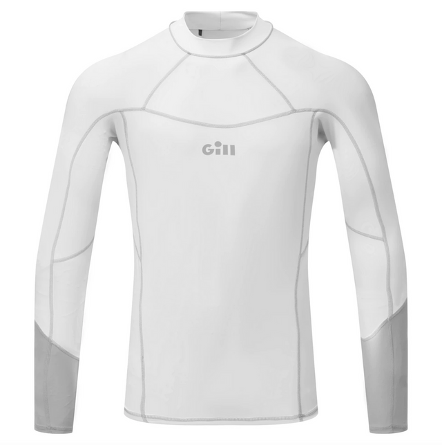 Gill Men's Pro Rash Vest Long Sleeve White