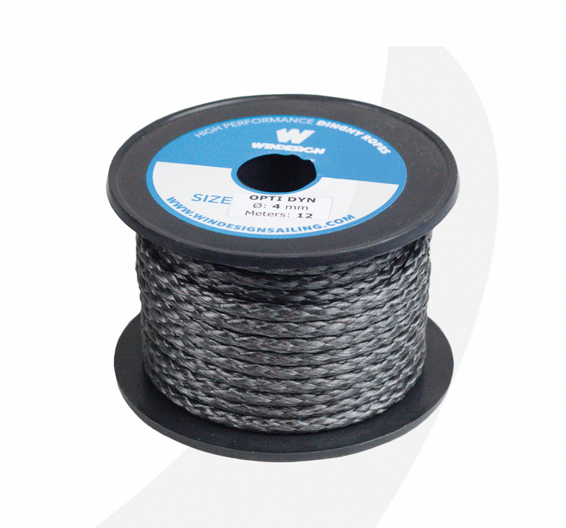 Optiparts Mini Reel Dynemma SK78 - 39ft (Dark gray)