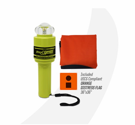 ACR ResQFlare Electronic Distress Flare w/ Distress Flag