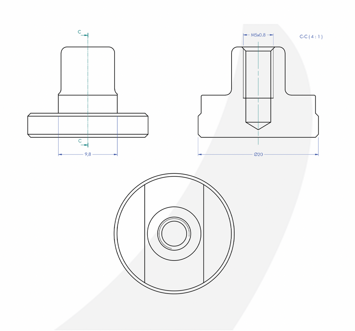 Antal Flat Ø 10 (22x11)