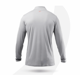 Zhik Mens UVActive High Collar 1/4 Zip Top - Grey