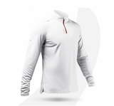 Zhik Mens UVActive High Collar 1/4 Zip Top - White