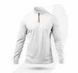Zhik Mens UVActive High Collar 1/4 Zip Top - White