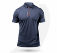 Zhik Mens UVActive Zip Sports Polo - Navy