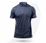 Zhik Mens UVActive Zip Sports Polo - Navy