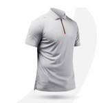 Zhik Mens UVActive Zip Sports Polo - Grey