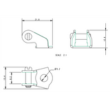 Allen Brothers 30MM Dynamic Cheek Adaptor