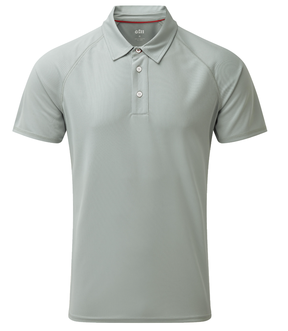 Gill Men's UV Tec Polo (Black, White, Gray, Navy)