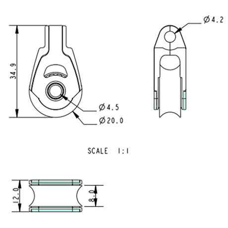 Allen Brothers 20MM Dynamic Single Multi Top
