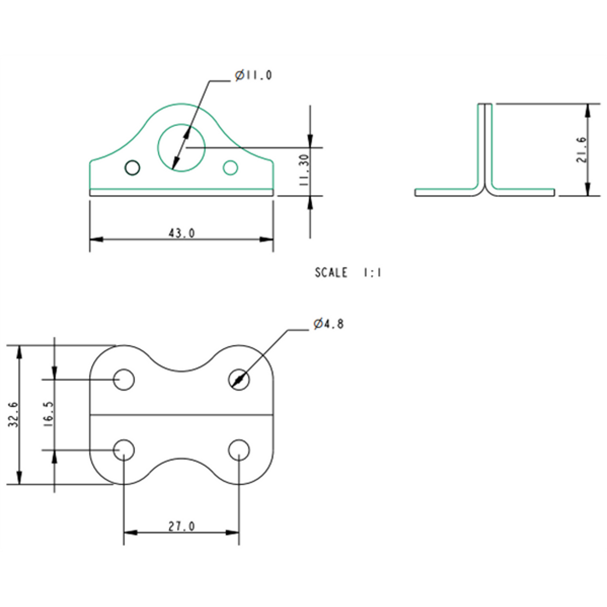 Allen Brothers 9MM Stainless Steel Anchor Plate