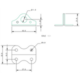 Allen Brothers 9MM Stainless Steel Anchor Plate