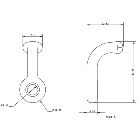 Allen Brothers 3MM T-Rope Eye