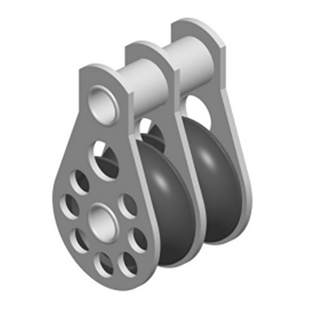 Allen Brothers 16MM Plain Block Double Fixed