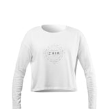 Zhik Womens Compass Print Long Sleeve Cotton Tee