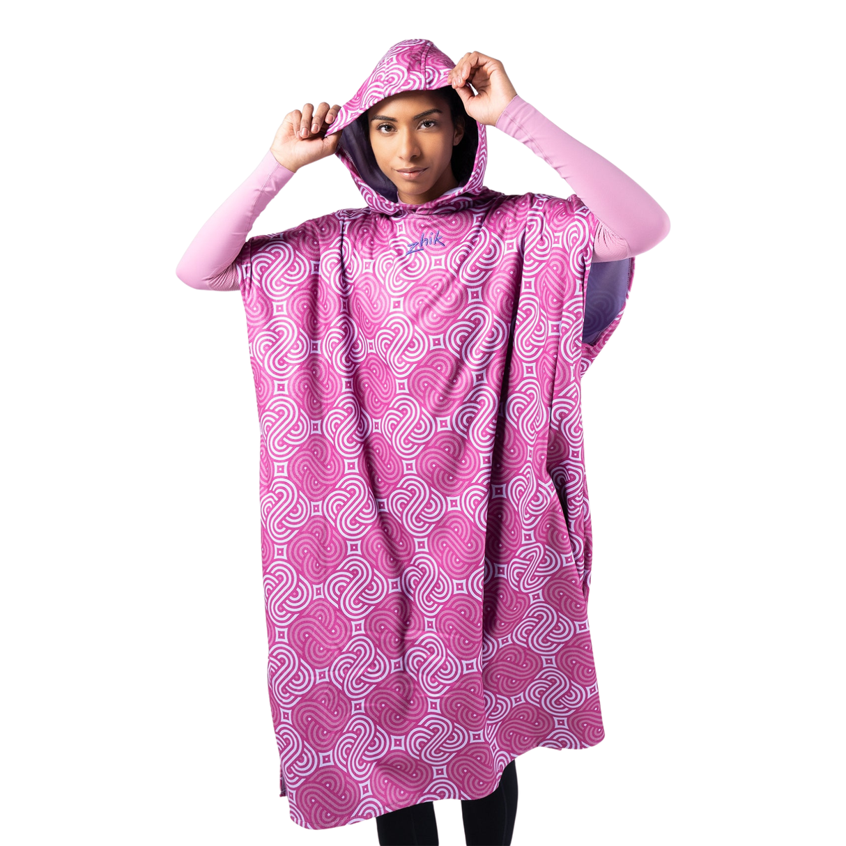 Zhik Limited Edition Hodded Towel, Pink