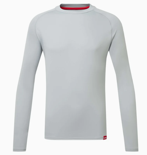 Gill Juniors UV Tec Long Sleeve Tee (Blue, Gray)