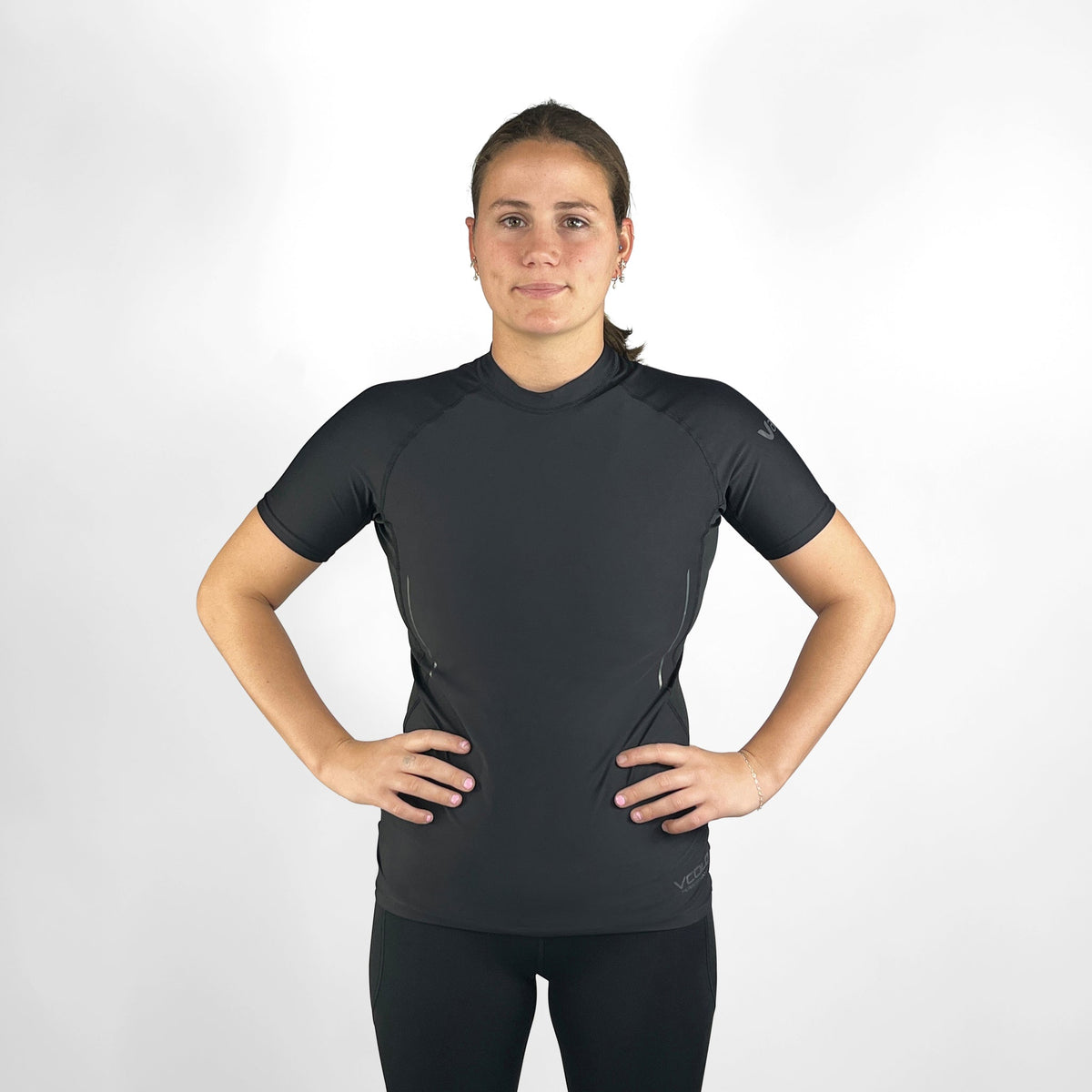 Vaikobi VCOLD Base Layer Short Sleeve Top - Black