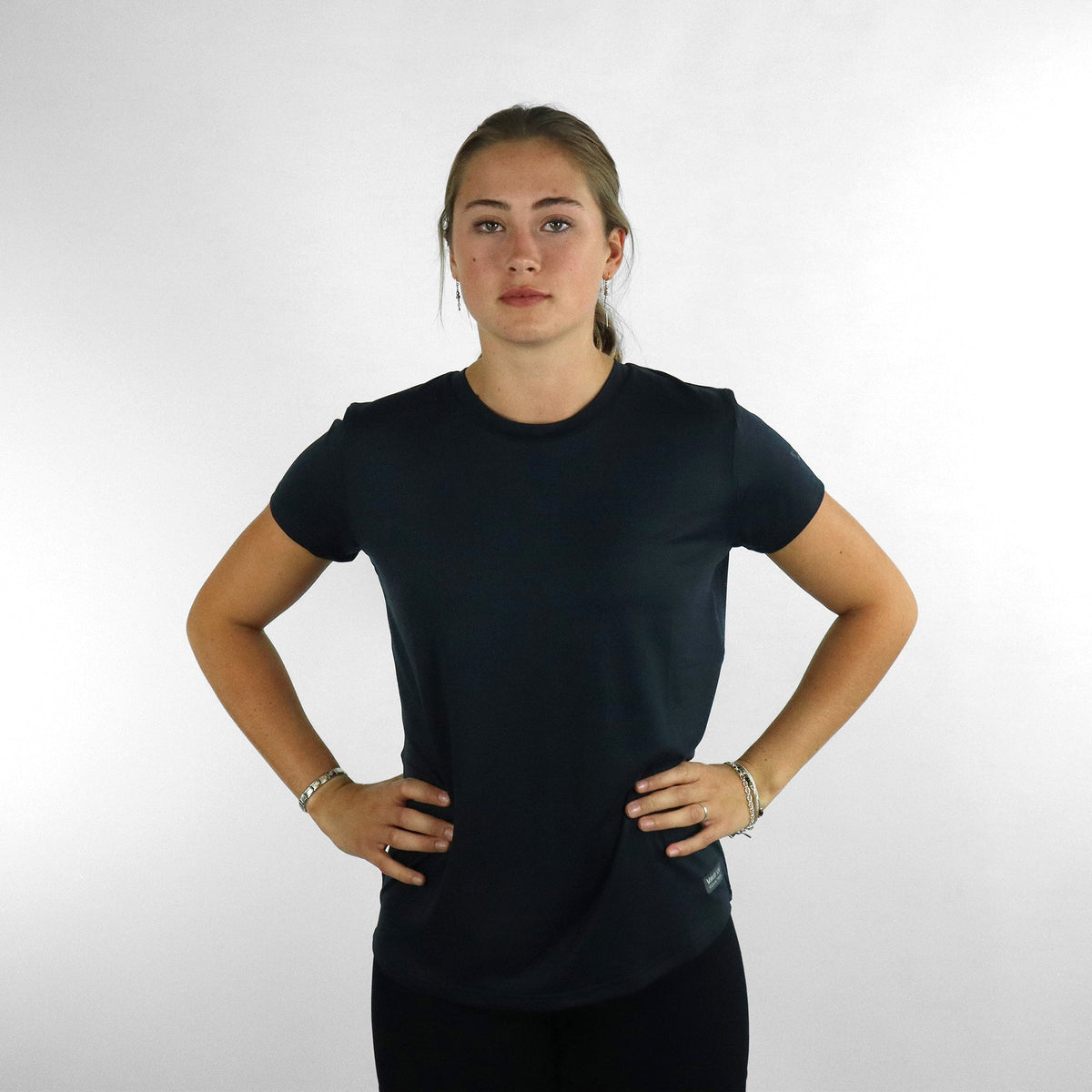 Vaikobi Women's UV Ocean Tech Short Sleeve Tee - Charcoal