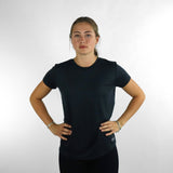 Vaikobi Women's UV Ocean Tech Short Sleeve Tee - Charcoal