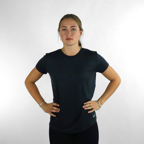 Vaikobi Women's UV Ocean Tech Short Sleeve Tee - Charcoal