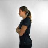 Vaikobi Women's UV Ocean Tech Short Sleeve Tee - Charcoal