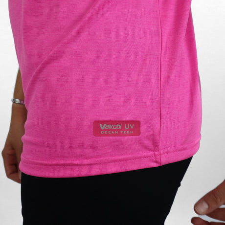 Vaikobi Women's UV Ocean Tech Short Sleeve Tee - Pink