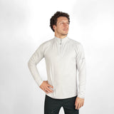 Vaikobi UV Ocean Tech Long Sleeve Zip Top - Silver