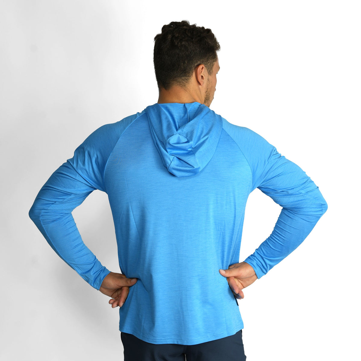 Vaikobi UV Ocean Tech Long Sleeve Hooded Top - Cyan