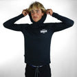 Vaikobi Newcastle Surfest UV Ocean Tech Hooded Top - Charcoal