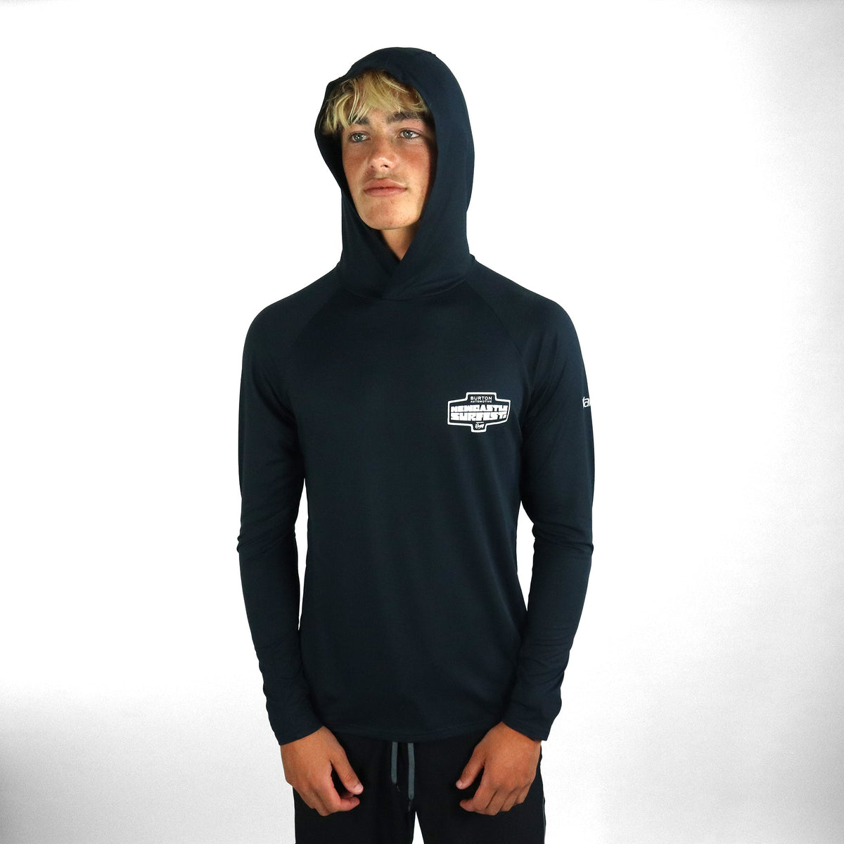 Vaikobi Newcastle Surfest UV Ocean Tech Hooded Top - Charcoal