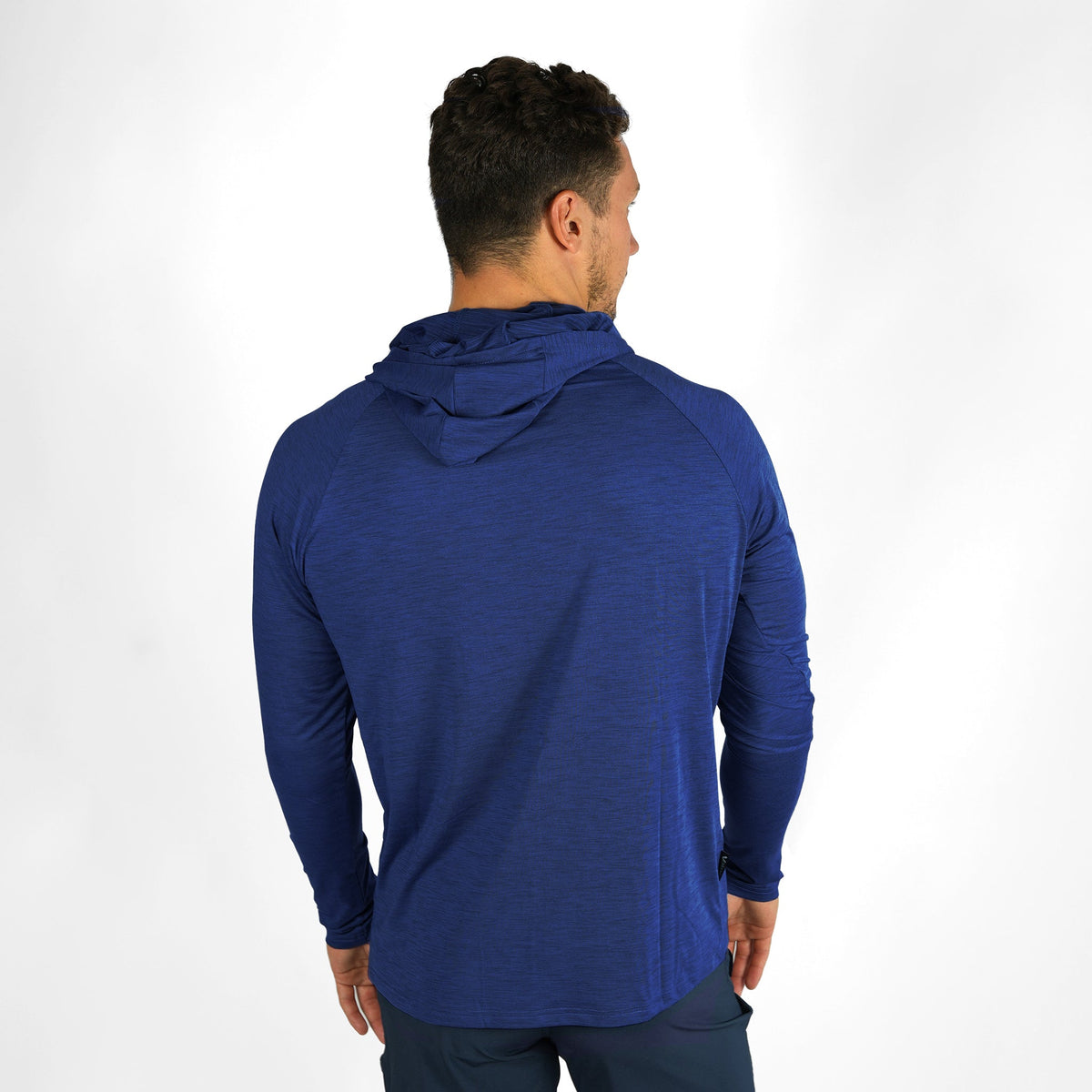 Vaikobi UV Ocean Tech Long Sleeve Hooded Top - Navy