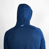 Vaikobi UV Ocean Tech Long Sleeve Hooded Top - Navy