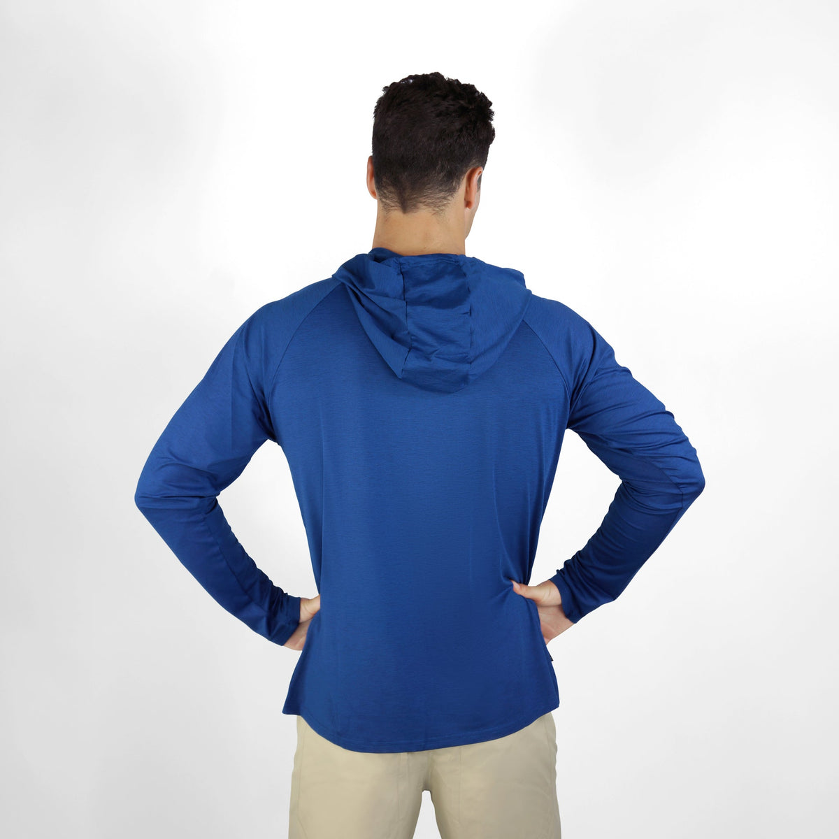 Vaikobi 18 Footers UV Ocean Tech Long Sleeve Hooded Top - Navy