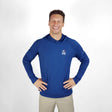 Vaikobi 18 Footers UV Ocean Tech Long Sleeve Hooded Top - Navy