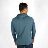 Vaikobi UV Ocean Tech Long Sleeve Hooded Top - Ocean Blue