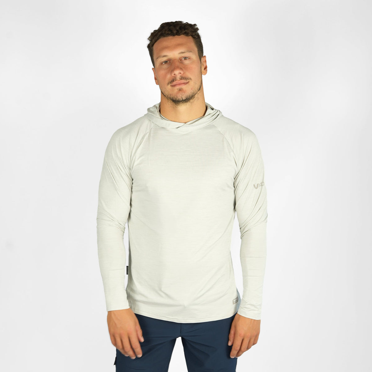 Vaikobi UV Ocean Tech Long Sleeve Hooded Top - Silver
