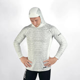 Vaikobi Hooded UV Long Sleeve Rash Top - Silver