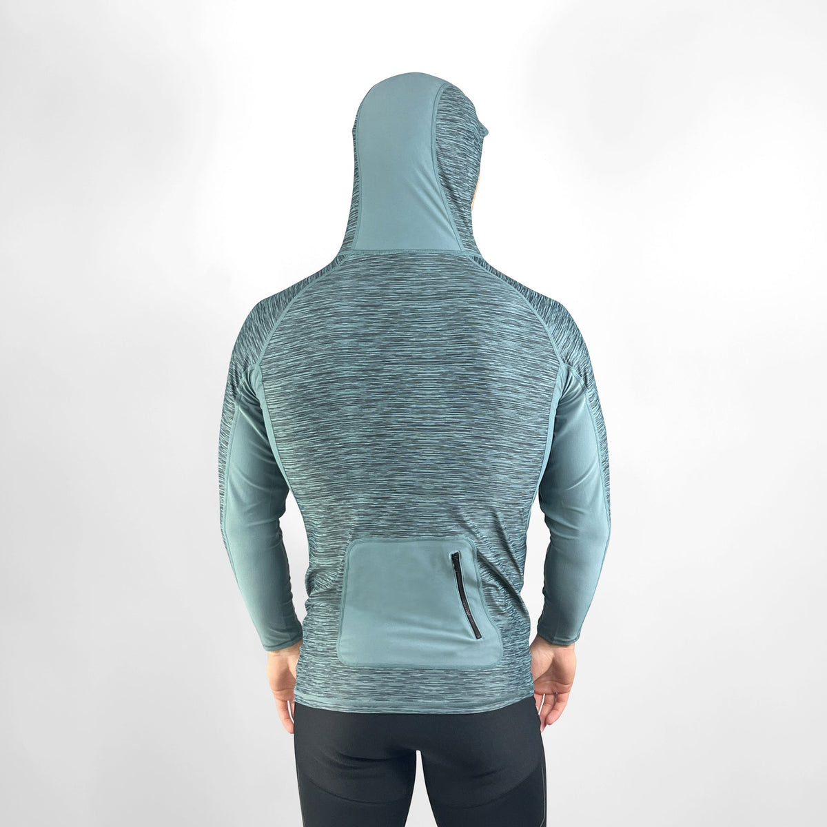 Vaikobi Hooded UV Long Sleeve Rash Top - Steel Blue