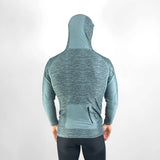 Vaikobi Hooded UV Long Sleeve Rash Top - Steel Blue