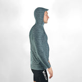 Vaikobi Hooded UV Long Sleeve Rash Top - Steel Blue