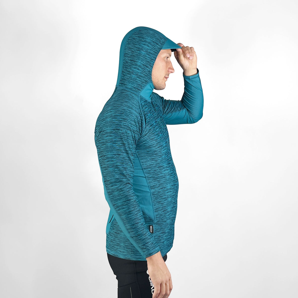 Vaikobi Hooded UV Long Sleeve Rash Top - Teal