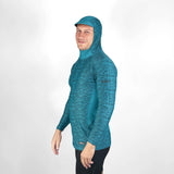Vaikobi Hooded UV Long Sleeve Rash Top - Teal