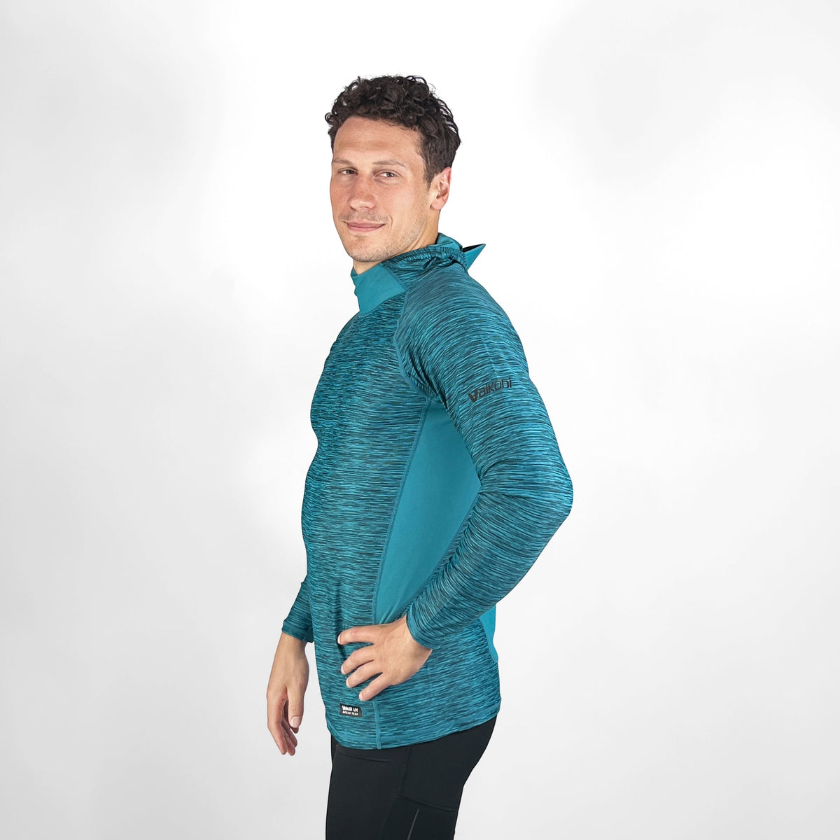 Vaikobi Hooded UV Long Sleeve Rash Top - Teal