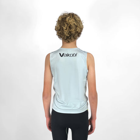 Vaikobi Youth UV Spandex Race Vest - Silver - Silver