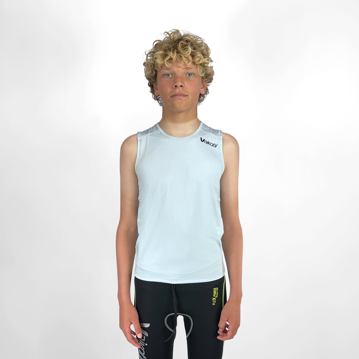 Vaikobi Youth UV Spandex Race Vest - Silver - Silver